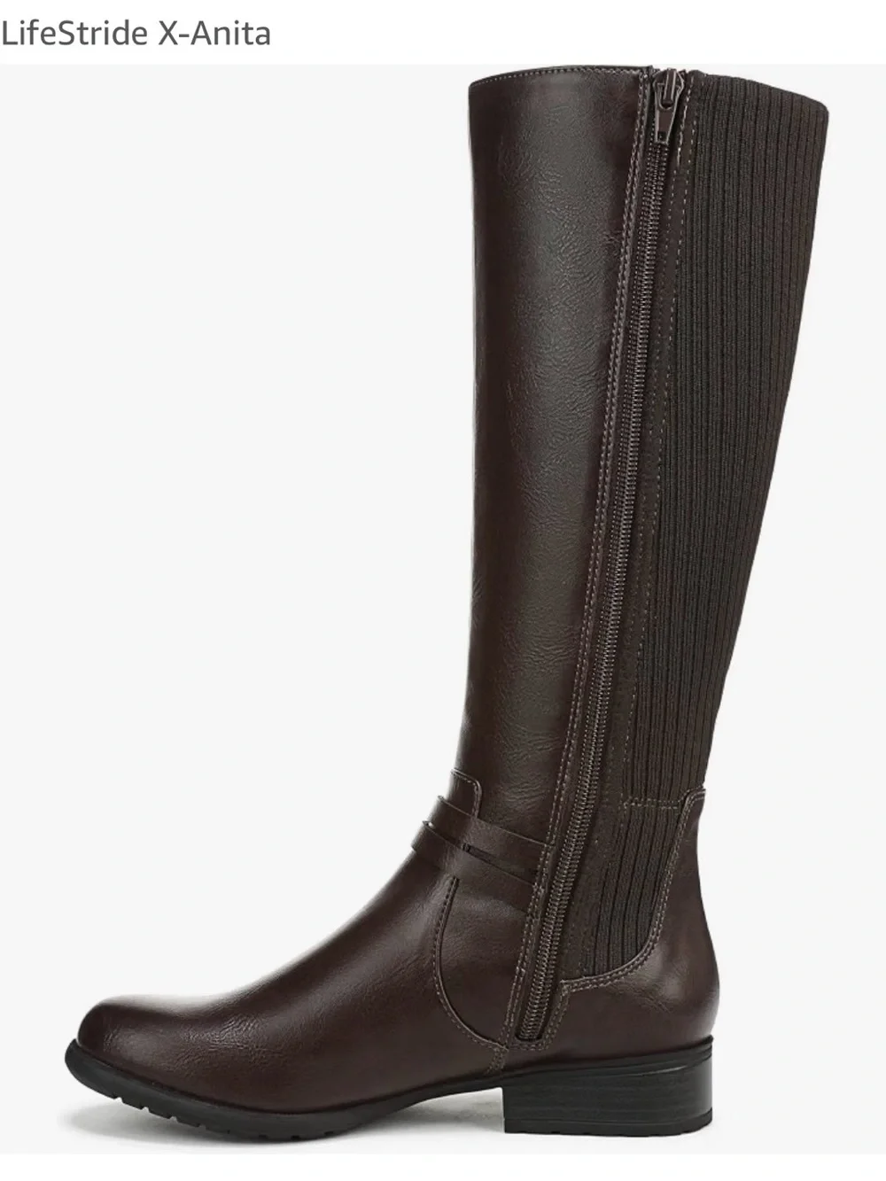 LifeStride Brown Knee High Riding Boots